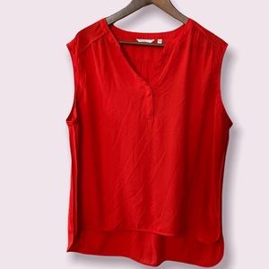 Vivid Coral EUC XXL High-Low Reitmans Tunic